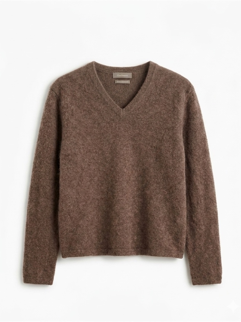 J.Crew Brown 100% Merino Wool V-Neck Sweater Women's Size M
